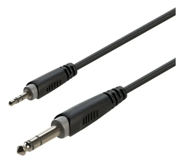 Cable SACC280L1.5 Plug Macho Stereo A Miniplug Macho Stereo 1.5 Mts. Roxtone SHOWROOM