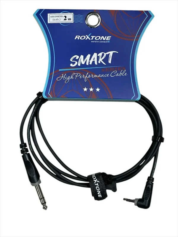 Cable SACC280AL2 Miniplug St 90°/Plug St 2 Mts Smart Serie Roxtone SHOWROOM