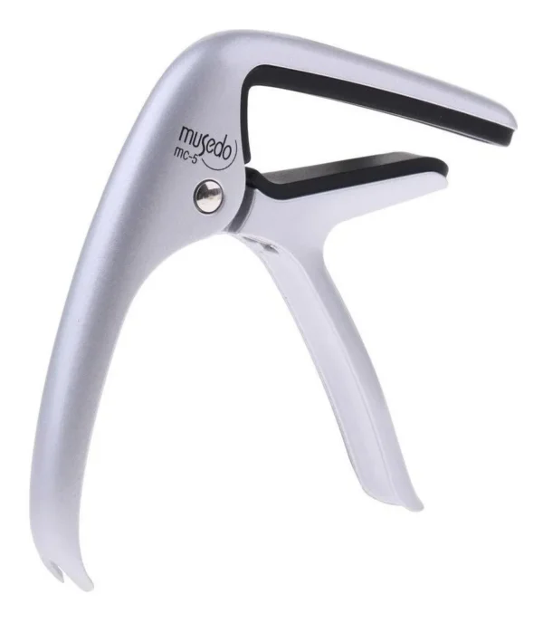 Capo Transporte MC5 P/Electrica O Acustica T/Pinza Aluminio Musedo MJ MUSIC