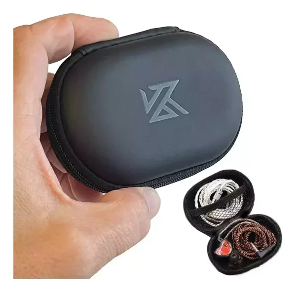 Estuche Rígido OVAL CASE Para Auriculares KZ CARME