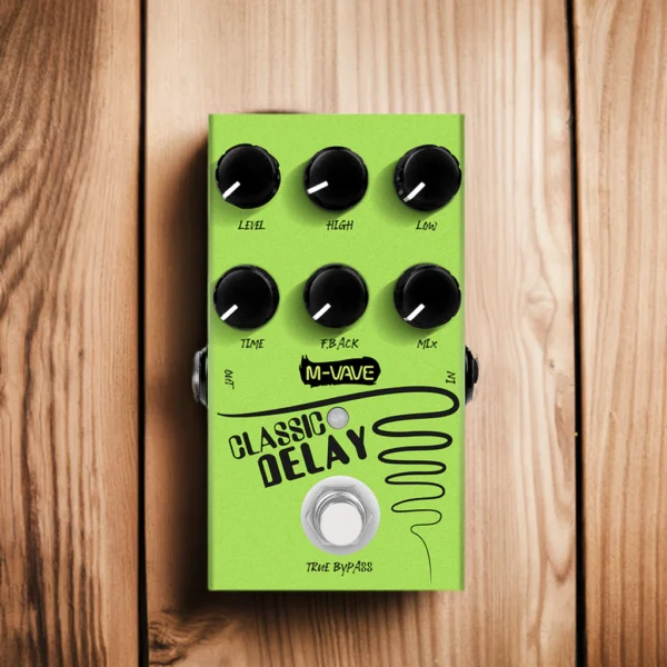 Pedal Classic Delay Para Guitarra o Bajo M-vave KAIRON IVA 10,5%