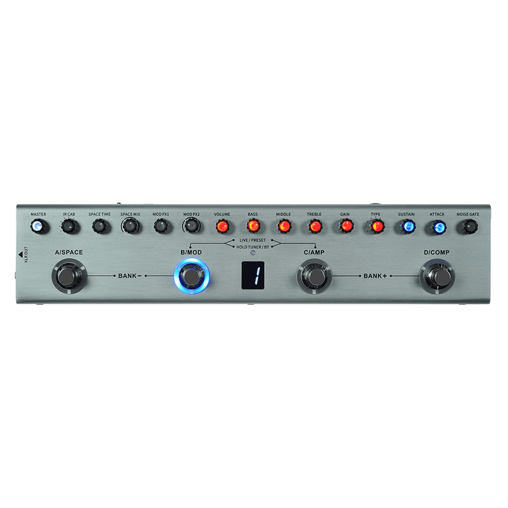 Pedalera Multiefecto Tank-B Para Bajo Audio Usb Irs M-Vave KAIRON IVA 10,5% - Imagen 2