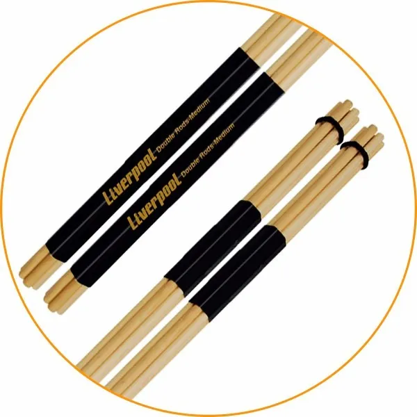Baquetas Palillos RD162 Acoustick Rods Medium Liverpool INTERMUSICA