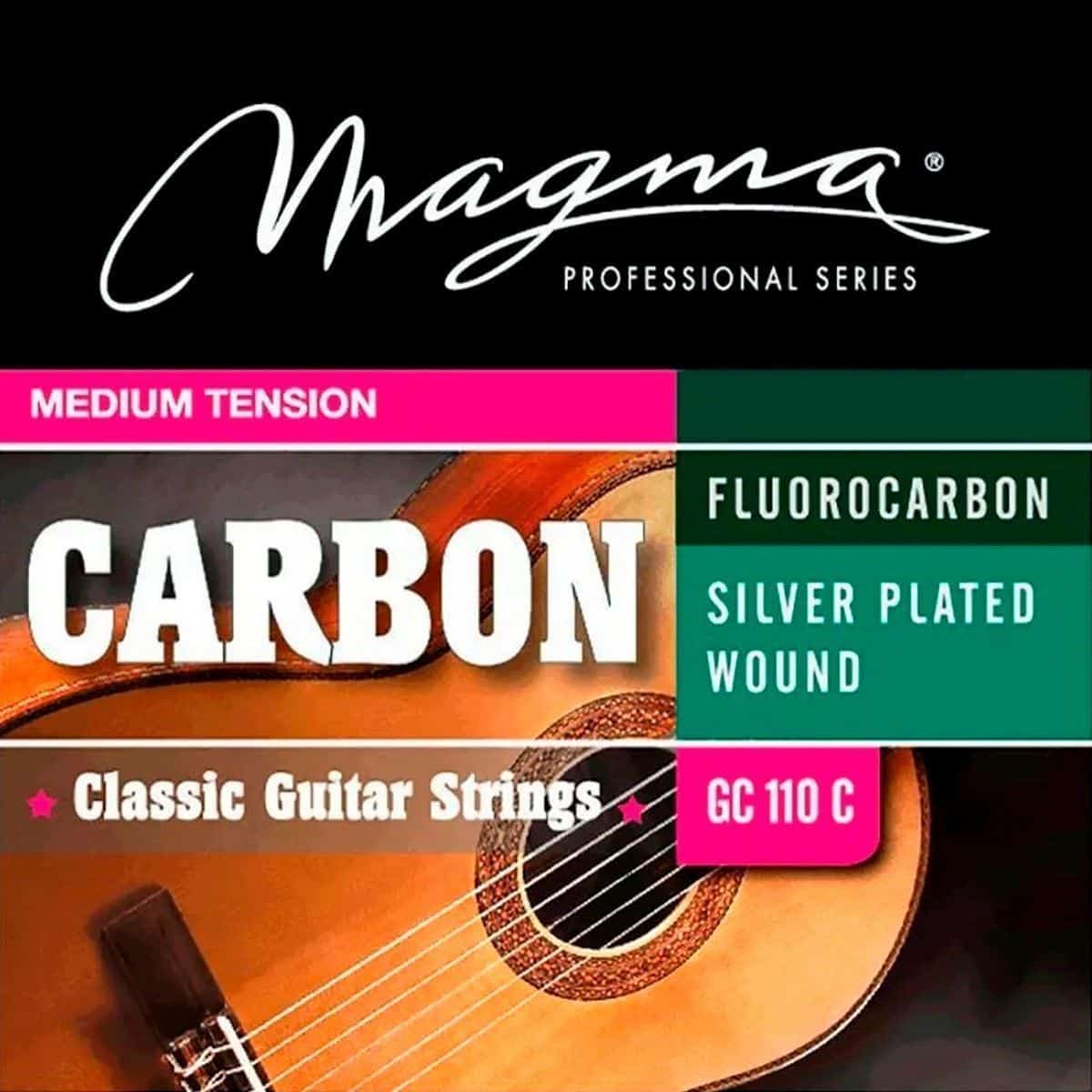 Cuerdas Para Criolla Clasica GC110C De Carbono Tension Medium MAGMA