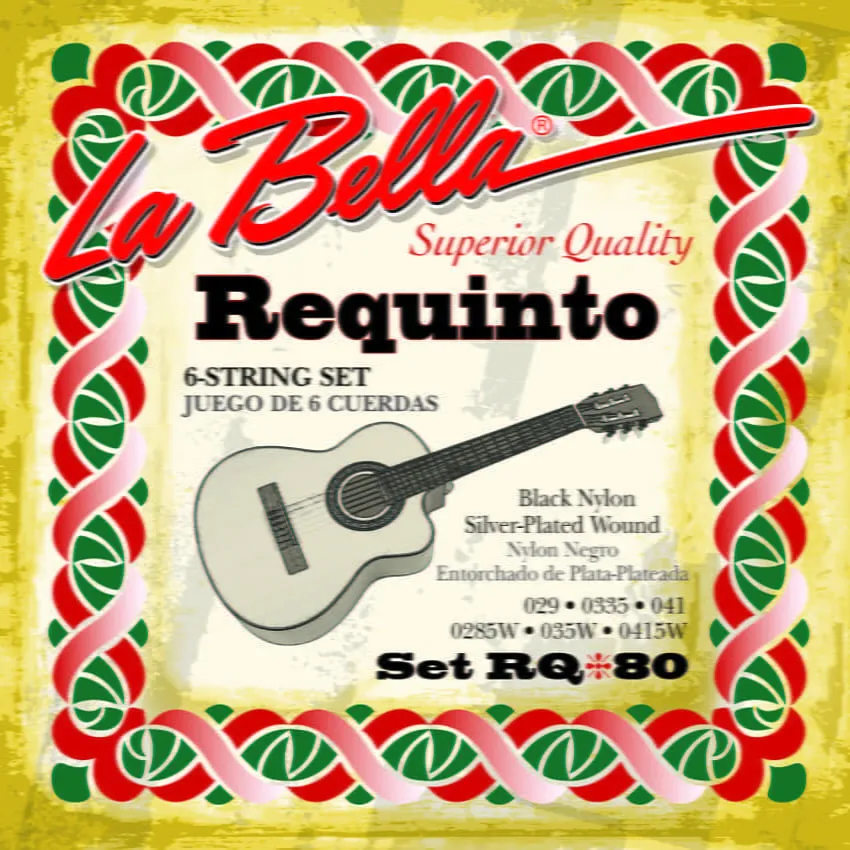 Cuerdas RQ80 Para Requinto La Bella U.S.A. MJ MUSIC