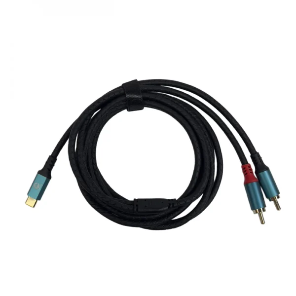 Cable De Audio CS-RCA-X2-USBC-2 USB-C A 2 Rca De 2 Metros VMR Audio XPRO