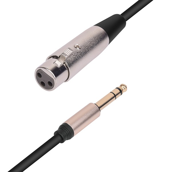 Cable Para Microfono CABA6110PRO Canon Hembra A Plug Stereo 10 Mts PARQUER
