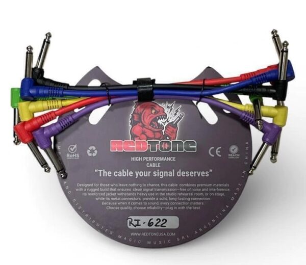 Cable Interpedal RI-622C Libre De Oxigeno De 22 cm X Unidad Redtone MAGIC MUSIC