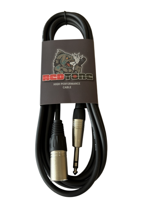 Cable RT-CPST-3 Canon Macho Plug Stereo 3 Mts Siliconado Redtone MAGIC MUSIC