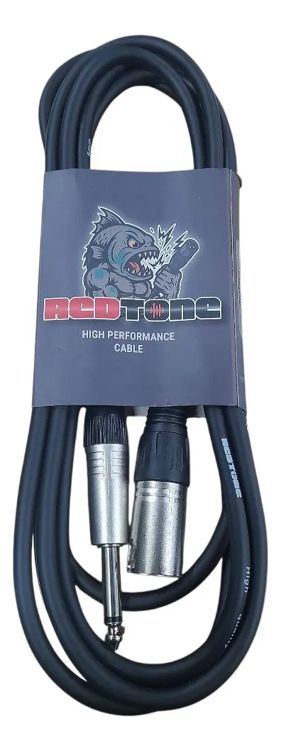 Cable RT-CPM-3 Canon Macho A Plug Mono 3 Mts Redtone MAGIC MUSIC