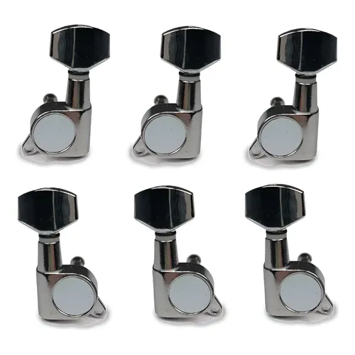 Clavijas Para Guitarra MH35 CR3 Cromadas 3+3 Blindadas Redtone MAGIC MUSIC