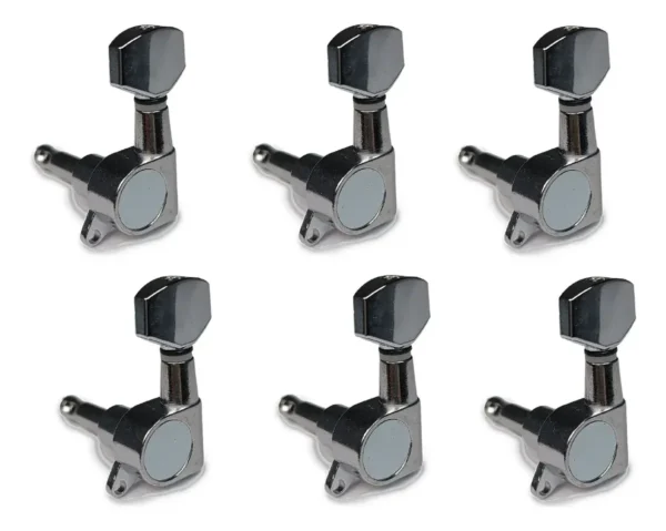 Clavijas Para Guitarra MH35 CR36 Cromadas 6 Linea Blindadas Redtone MAGIC MUSIC