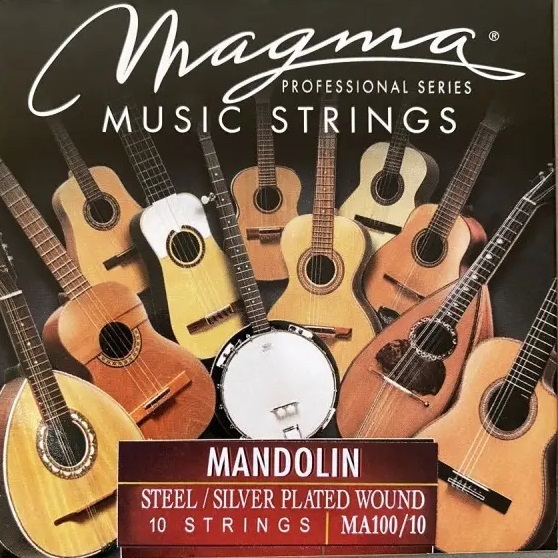 Cuerdas Mandolina MA100 Plateadas 10 Cuerdas MAGMA