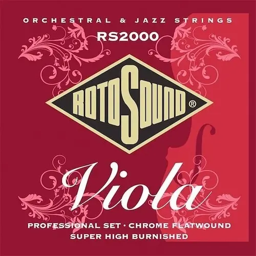 Cuerdas Para Viola RS2000 Chrome Flatwound Professional ROTOSOUND BREYER