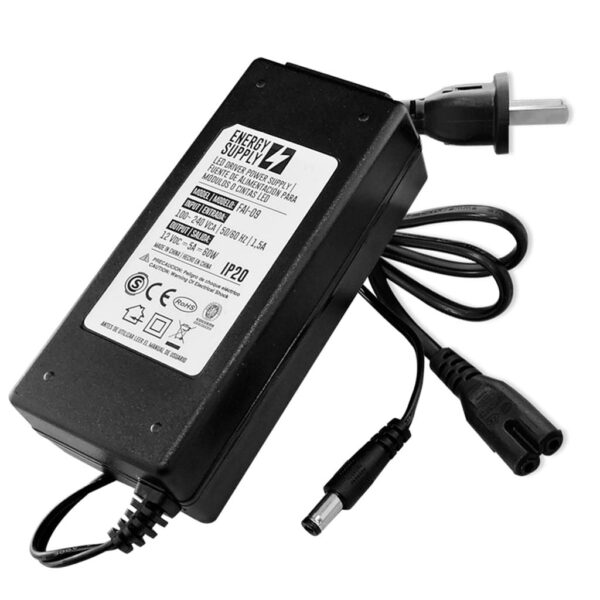 Fuente Transformador 1250 Switching 12v-5A Led RADIO NORTE