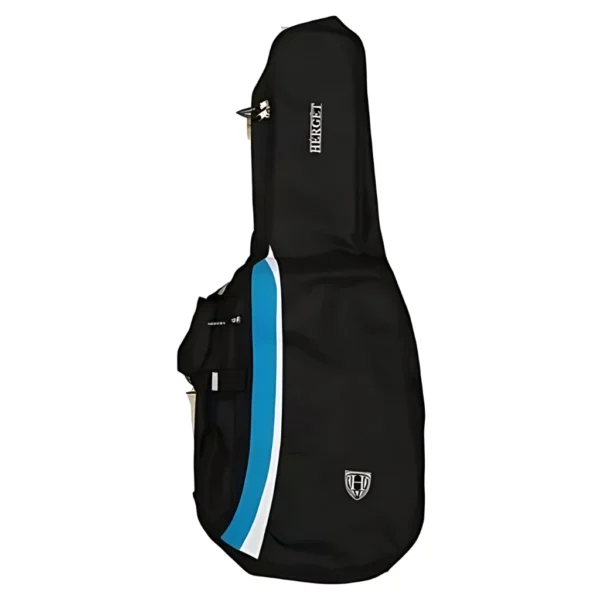 Funda Clasica Criolla 030-C4 Negro/Turquesa Relleno 10mm Herget By Ritter LATAM