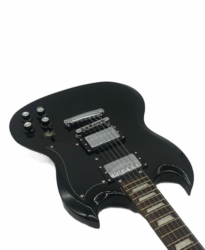 Guitarra Electrica Tipo SG LSG-B Negra DENVER LA FUSA