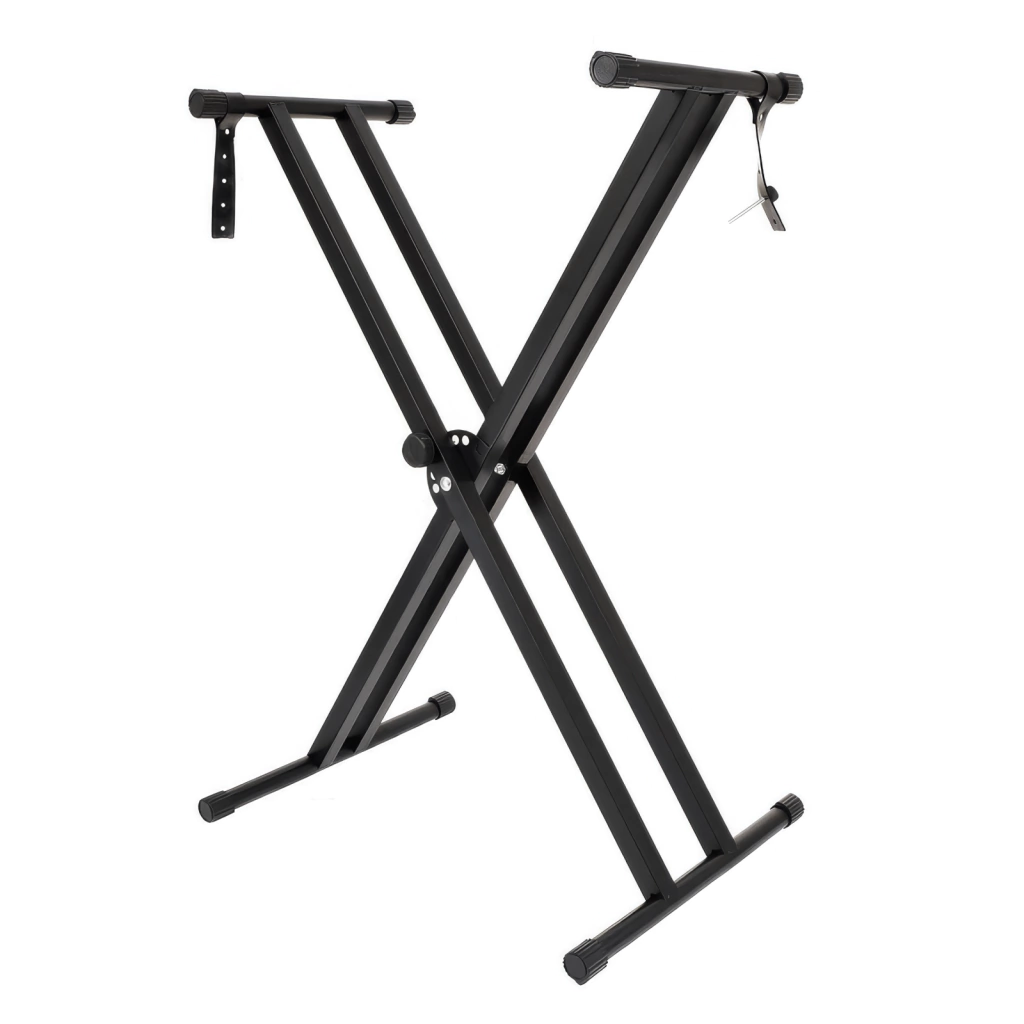 Pie Soporte Tijera Simple ST2 Plegable Pata Doble Para Organo Teclado Piano MODUL-LOK MAGIC MUSIC