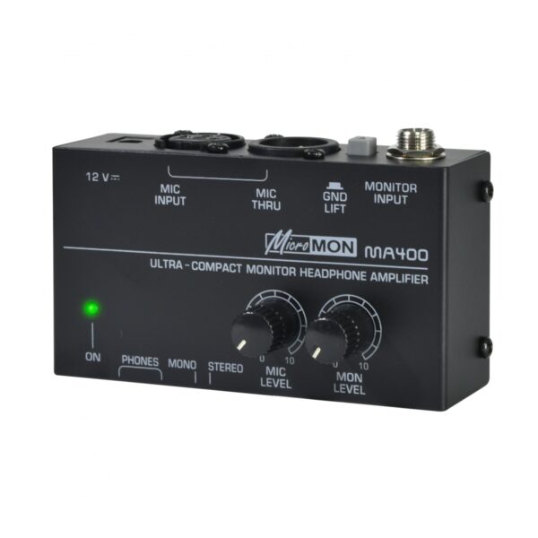 Amplificador MA400N De Auruculares Personal Para Monitoreo XP Audio SHOWROOM IVA 10,5%