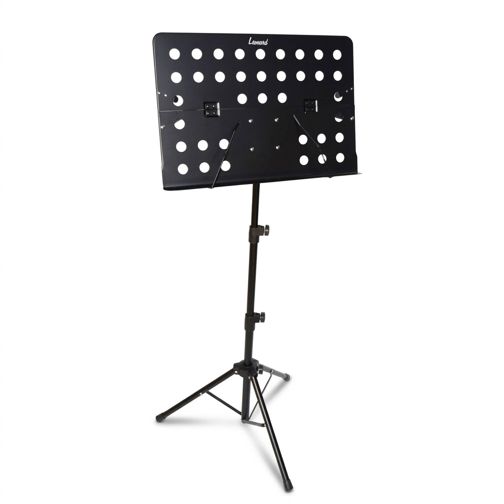 Atril Pie Director LNDATD5 Placa Con Agujeros Compacto Leonard MJ MUSIC
