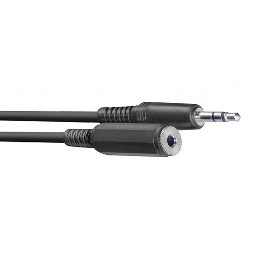 Cable Mini Plug Macho-Mini Plug Hembra (Alargue) 3 mts Stagg MJ MUSIC