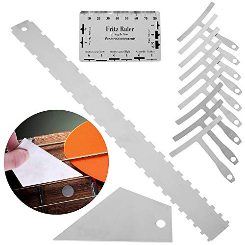 Kit Conjunto De 12 Herramientas KITH De Medición Para El Mantenimiento De Guitarras CAMBO