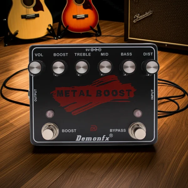 Pedal METAL BOOST DISTORTION Para Guitarra DemonFx KAIRON IVA 10,5%
