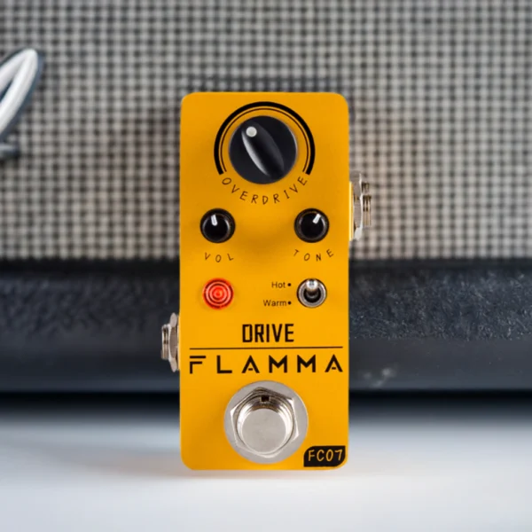 Pedal FC07 Mini Overdrive para guitarra Eléctrica Flamma KAIRON IVA 10,5%