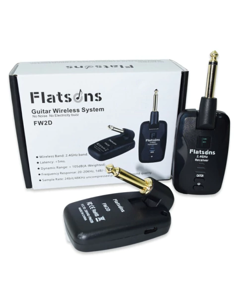 Sistema Inalambrico FW2D Para Guitarra/Bajo/Violin Flatsons ALEYMAR