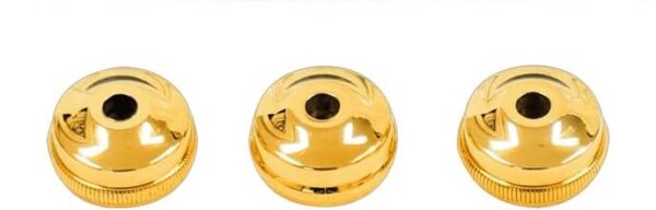 Tapa De Bach TATR7 De Válvula Inferior/Superior Pesada De Trompeta Dorada X 3 CAMBO