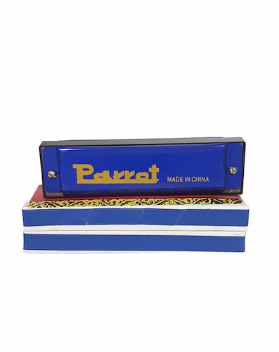 Armonica Blusera Metalica En DO Diatonica Parrot ARVILLA