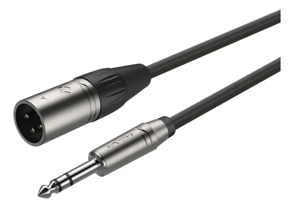 Cable SMXJ260L3 Plug Stereo Macho A Canon XLR Macho De 3 Metros Roxtone SHOWROOM