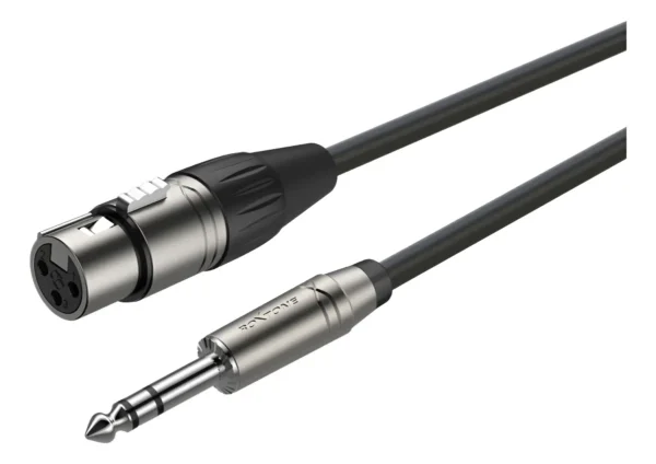Cable SMXJ220L1 Plug Macho Stereo A Canon XLR Hembra De 1 Metro Roxtone SHOWROOM