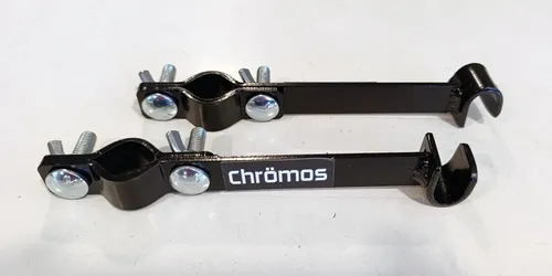 Juego De Clamp DR11 Para 1 Bombo Leguero Negro Epoxi CHROMOS
