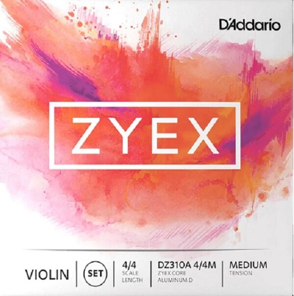 Cuerdas Para Violin Dz310a 4/4m Zyex Aluminio Medium Daddario ALEYMAR