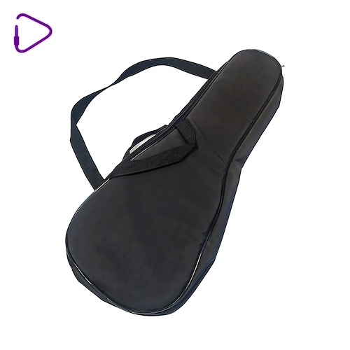 Funda FUT76E Para Ukelele Tenor Acolchada Tela Avión C/Bandolera Y Cierre BASE