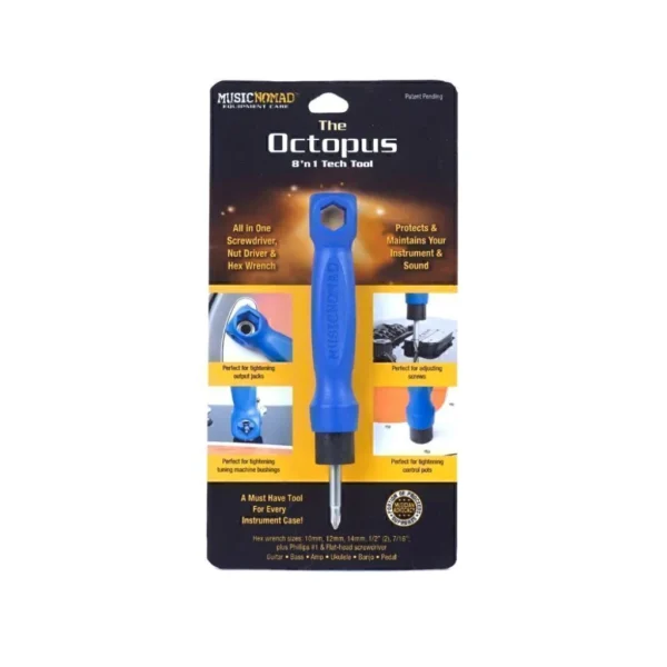 Llave MN227 The Octopus 8 ‘n 1 Tech Tool MusicNomad KAIRON
