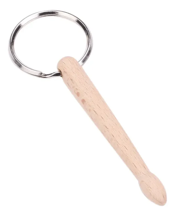 Llavero Baquetas Palillos LLAB De Madera Con Anillo Metálico CAMBO
