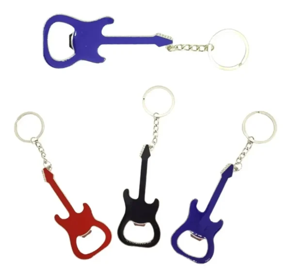 Llavero Guitarra Electrica Destapador De Metal CAMBO