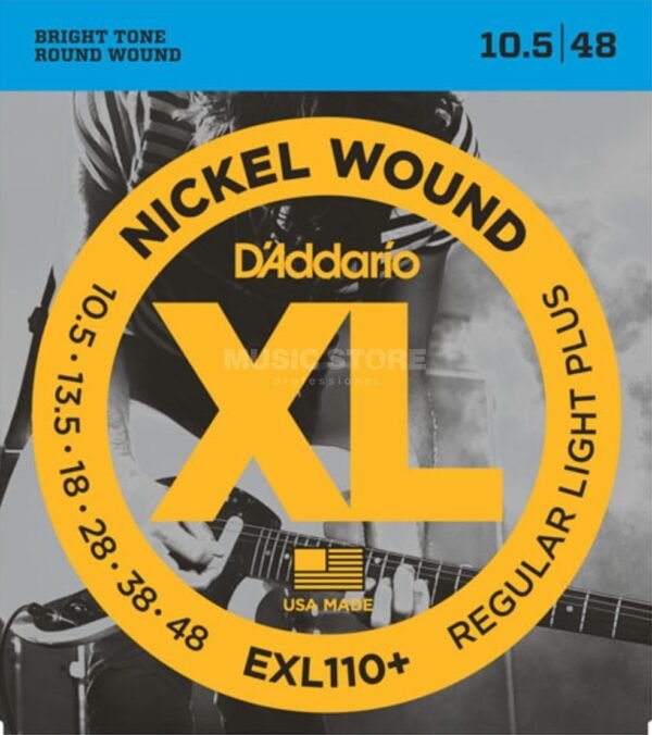 Cuerdas Para Eléctrica Xl Nickel Exl110+ .0105-48 Hibridas Daddario ALEYMAR