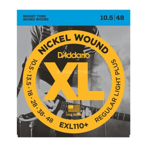 Cuerdas Para Eléctrica Xl Nickel Exl110+ .0105-48 Hibridas Daddario ALEYMAR