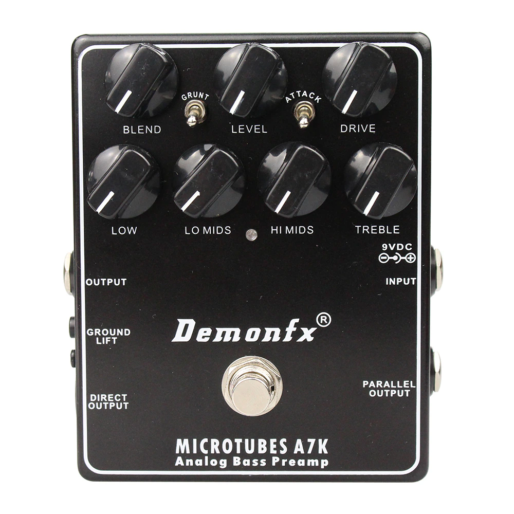 Pedal A7K Ultra Preamplificador Para Bajo DemonFx KAIRON IVA 10,5%