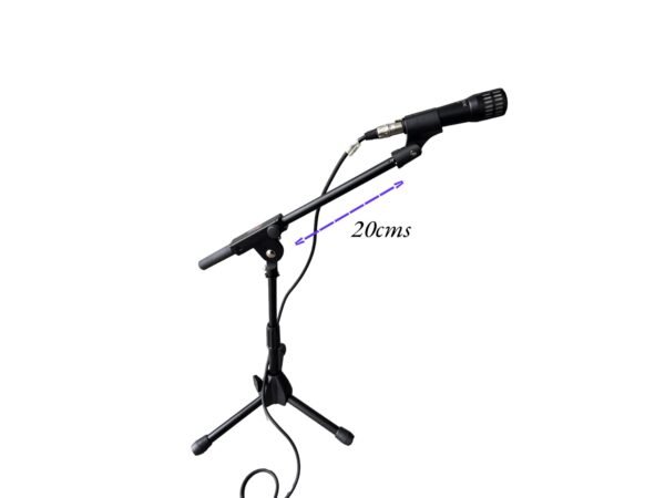 Soporte Microfono KB121M Baja Altura Mini Boom Jirafa Hamilton IMPORT MUSIC