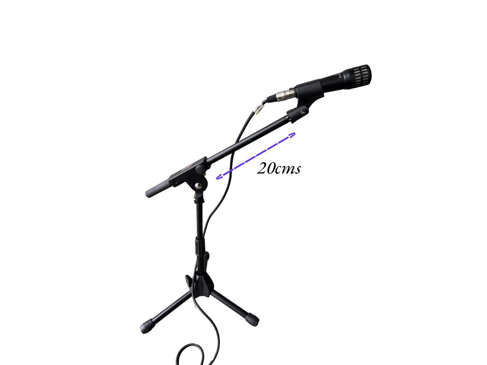 Soporte Microfono KB121M Baja Altura Mini Boom Jirafa Hamilton IMPORT MUSIC