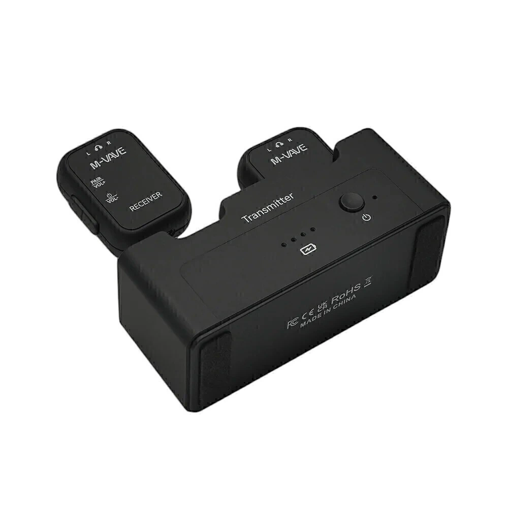 Sistema Inalámbrico SWS-12 Monitoreo In-Ear 2.4 GHz Con 2 Receptores M-VAVE KAIRON IVA 10,5% - Imagen 4