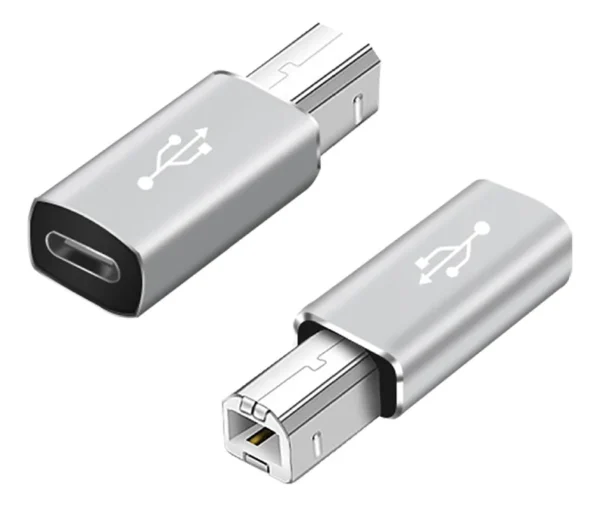 Adaptador ADAPTC USB Tipo C Hembra A USB B Macho Para Teclado De Impresora, Piano, Tambores Electrónicos Tipo B 2,0 CAMBO