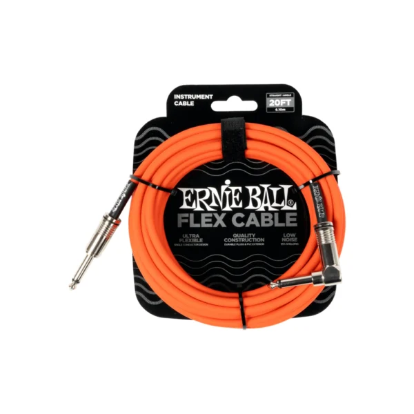 Cable Flex P06467 6 Mts Orange P/Instrumentos Ernie Ball FAMA