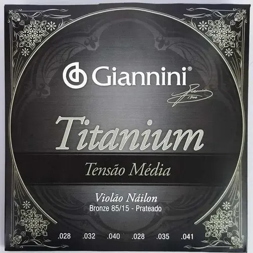 Cuerdas Clasica Criolla GENWTM 85/15 Titanium Media Tension GIANNINI LA FUSA