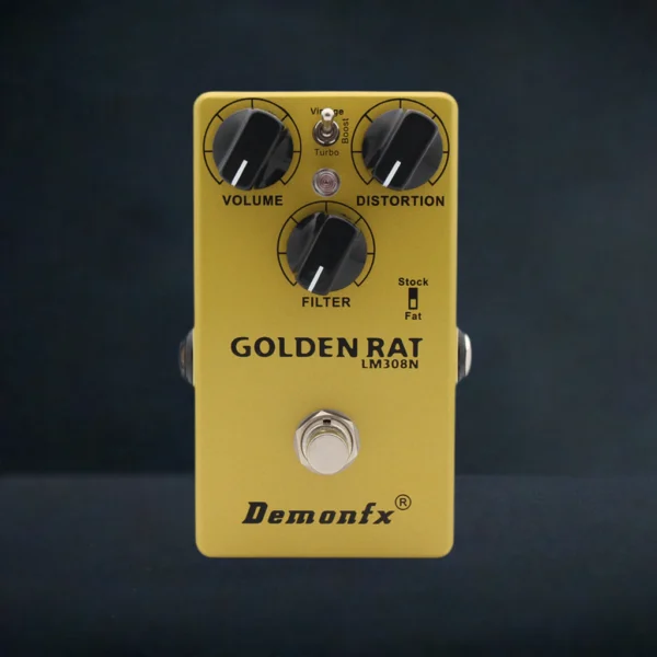 Pedal Golden Rat Basado En El Pro Co RAT DemonFx KAIRON IVA 10,5%