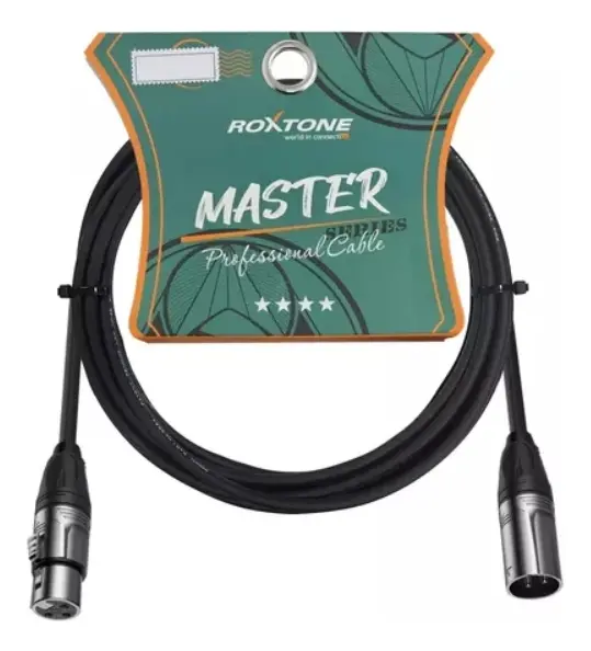 Cable XLR/XLR MMXX600L1 Master Series 1 Mts Roxtone SHOWROOM